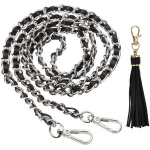Strap Chanel Style Chain - Faux Leather - Replacement for Crossbody Shoulder Bag